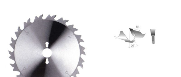 HMG Kreissägeblatt LFZ 700 Hartmetall, Flachzahn mit Spanabweiser, 700x4,2mm, Bohrung 30mm, Zähne 42, 686 130