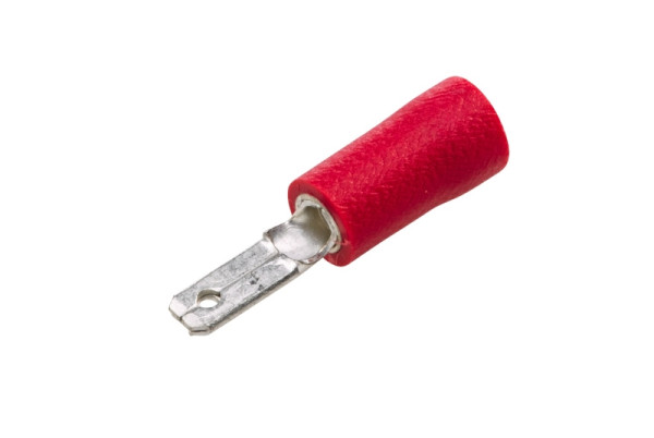 HELLA Leitungsverbinder, rot, von: 0.5mm², bis: 1.0mm², Flachstecker, 2,8 x 0,8, 8KW 744 699-003