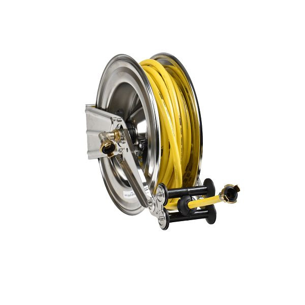 Ebinger Schlauchaufroller OSM 410, Max. 12bar/50°C, 15m - 5/8" PVC-Gewebeschlauch, 1.414.102