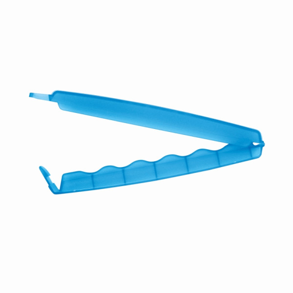 Schneider Verschluss-Clip, Länge 175 mm, blau, aus PP, VE: 6 Clips, 391901