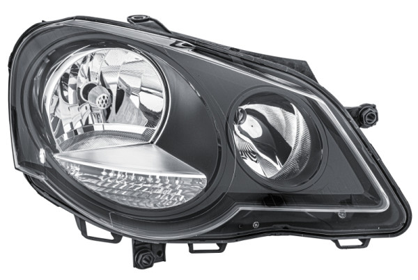 HELLA Halogen/FF-Hauptscheinwerfer, für u.a. VW Polo (9N_), ECE, für Rechtsverkehr, rechts, 1EE 247 019-221