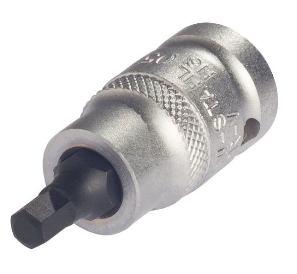 SW-Stahl Schraubendreheinsatz, 1/2", Innensechskant, 6 x 53 mm, brüniert, 05103L