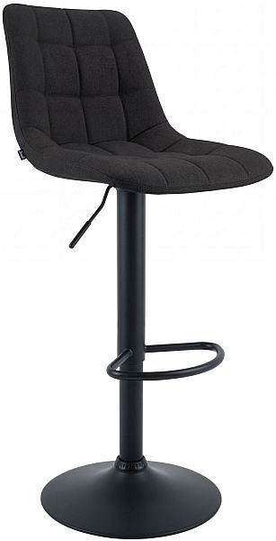 CLP Barhocker Mapun Stoff, schwarz, VE: 2 Stück, 328513