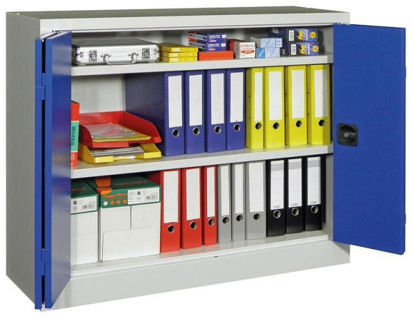 Pavoy Falttürenschrank 1000/500/1200, Drehgriff Hakenriegel, Böden gepulvert, 39392-120-501-611716