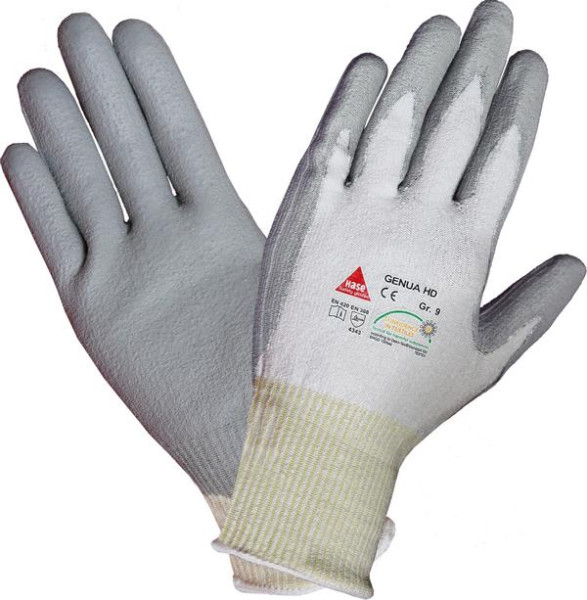 Hase Safety GENUA HD, 5-Fg.-Sicherheitshandschuhe, schnittfest, Größe: 11, VE: 10 Paar, 508530-11
