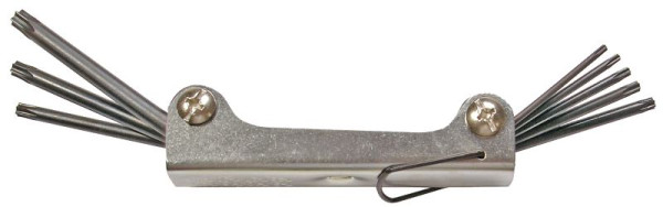 SW-Stahl Winkelschlüsselsatz, T-Profil, T9-T40, 8-teilig, 04450SB