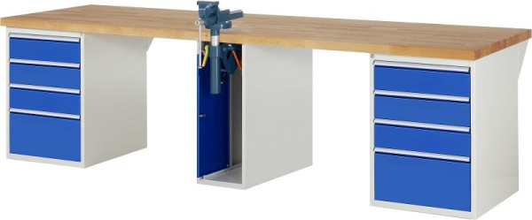 RAU Werkbank Serie 7000 - Modell 7510-0, B3000 x T900 x H840 mm, 13-7510A0-309B4S.11