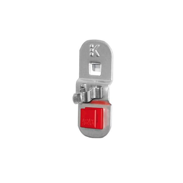 Kappes RasterPlan/ABAX Werkzeugklemme D 10 mm, einfach, kleine Grundplatte alufarben, 3343.00.5201