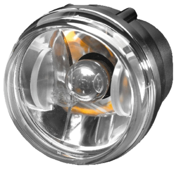 HELLA Blinkleuchte - 90mm - Hybrid - 12V - Einbau/Schraubanschluss - vorne, 2BE 010 102-001