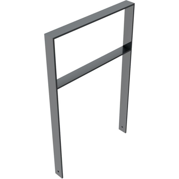 Stein HGS Anlehnbügel/Absperrbügel -Apelland- mit Querholm, 750mm /beschichtet DB 703, Bügel: 80 x 12 mm, 453.075b