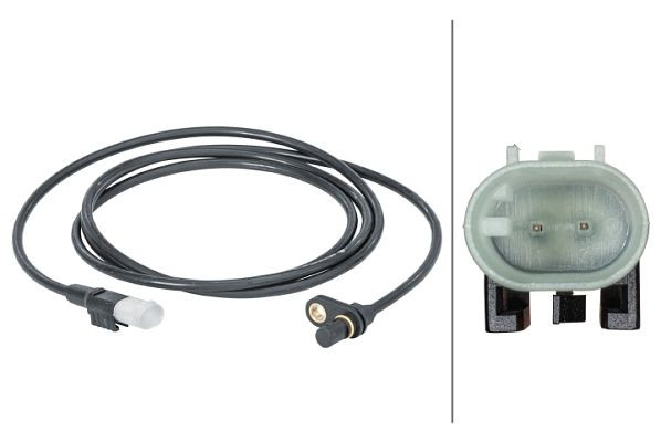 HELLA Sensor, Raddrehzahl, 12V, 2-polig, 6PU 012 679-661