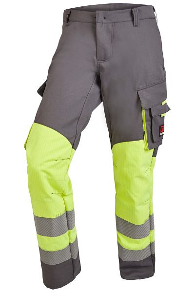 ROFA Bundhose 4592505, Größe 114, Farbe 424-grau-leuchtgelb, 4592505-424-114