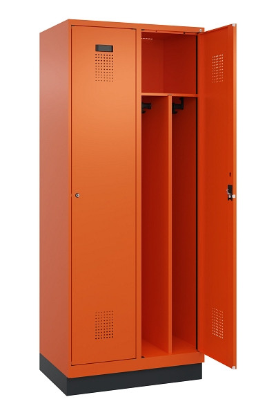 C+P Spind Evolo PLUS, mit Sockel, 2 Abteile, 1950x800x500mm, 2004/2004, Verschluss Zylinderschloss, 049020-22F S10050