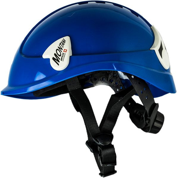Artilux Montana II Roto K, blau, Schutzhelm mit Drehknopf und Kinnbänderung, VE: 20 Stück, 23042