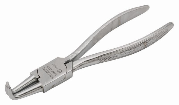 Belzer Zange für Innensicherungsringe, 90° abgewinkelt, 170 mm, 2463 D19