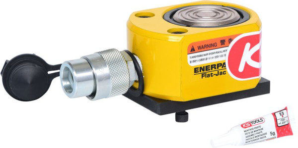 KS Tools Flach-Hydraulik-Zylinder, 20 t, 640.0150, 4042146301968