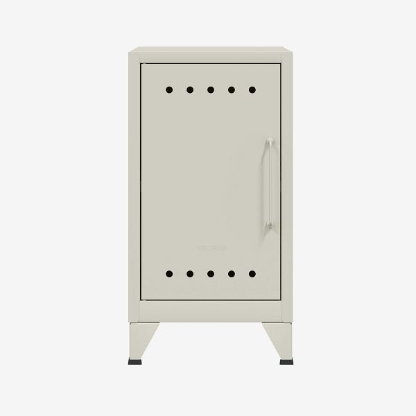 Bisley Fern Mini Ablageschrank, linksseitig öffnend, mit festem Fachboden, verkehrsweiß (696), FERMINLH696