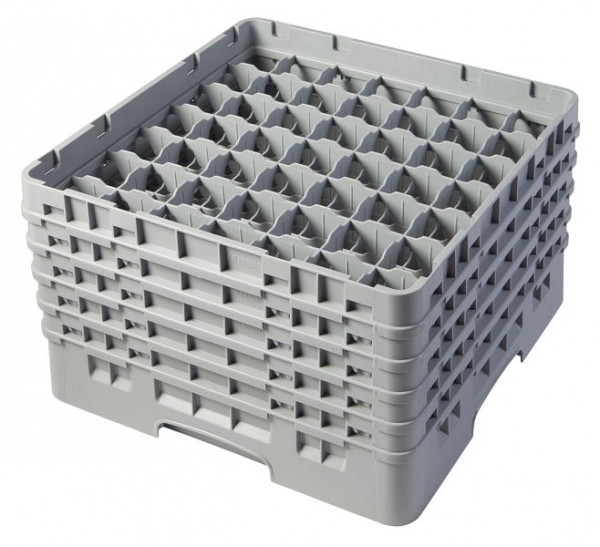 Cambro Spülkorb mit 49 Fächer Camrack® 25,7 cm Soft Grau, 49S958151