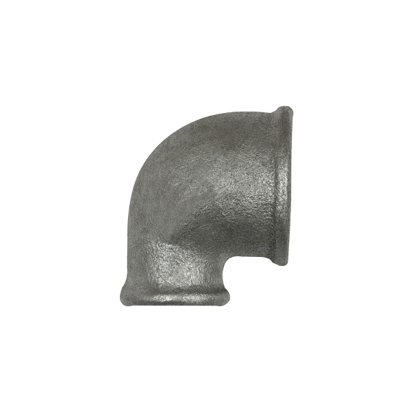 Riegler Winkel 90, 90°, IG/IG, reduzierend Rp 1/2, Rp 3/8, Temperguss verzinkt, 133560