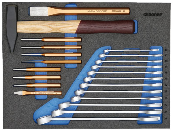 GEDORE Werkzeugsortiment in CT-Modul 22-teilig, 3005224
