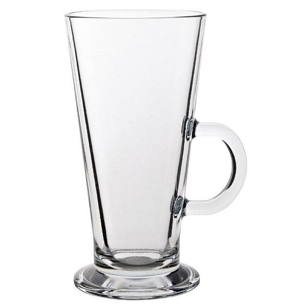 Utopia Columbia Latte Glas 370 ml (6 Stück), hohe, spitz zulaufende Form für einen modernen Look, GF464