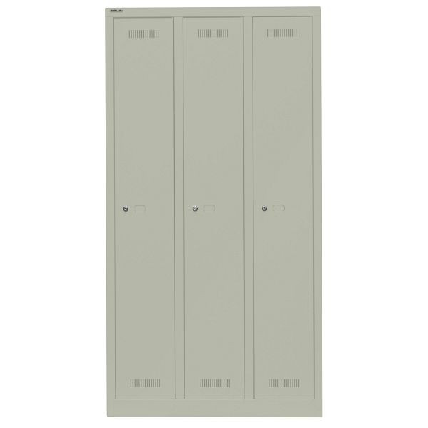 Bisley Garderobenschrank Monobloc™, 3 Abteile je 1 Fach, 665 regent, ML09T1665
