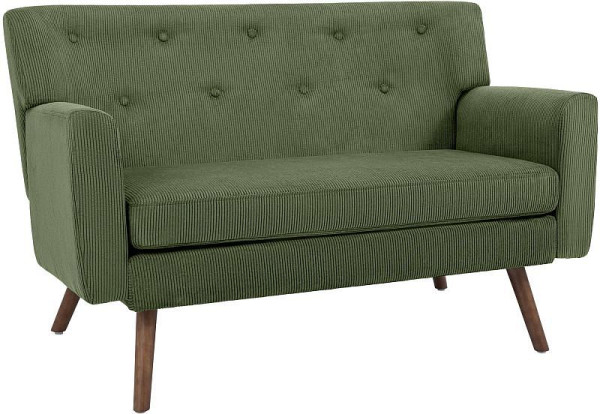 CLP Sofa Kioni Cord, grün, elegant, 327474, 4255716378264