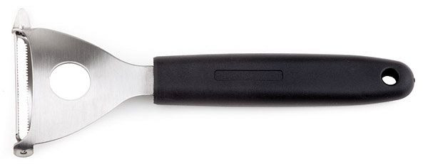APS Pendelschäler, Länge 16,5 cm, mit 2 beweglichen Klingen aus Edelstahl, Griff aus Polyamid, 88850