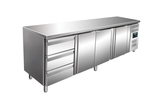 Saro Kühltisch inkl. 3er Schubladenset Modell KYLJA 4130 TN, 323-10722