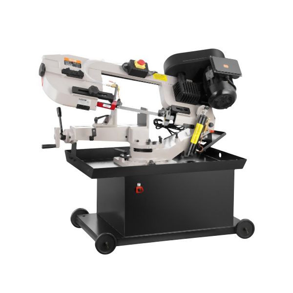 VEVOR Metallbandsäge, 1,1 KW, 7 x 8,25 Zoll Schnittleistung, horizontales und vertikales Schneiden, 4 Geschwindigkeiten Bandsäge, WSJSSPDJKXZD96ZL2V2