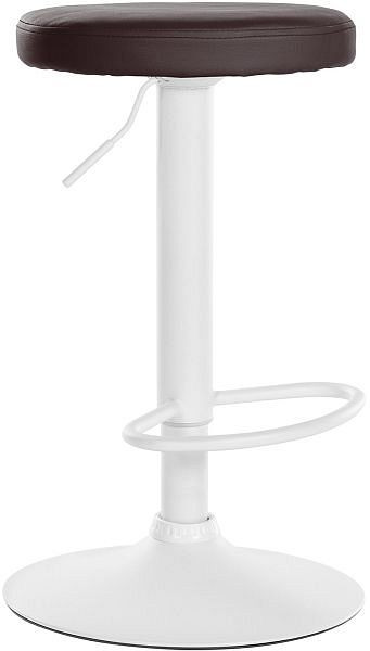 CLP Barhocker Ponte Kunstleder weiß, braun, 322064
