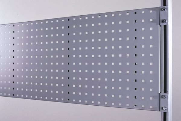 KLW Fahr-Lochplatte, inkl. Fahrwagen Lochplatte: 500 x 450 mm L x H, mit System-Quadratlochung an C-Laufschiene 30/32 verschiebbar, AB-FLP-500-450