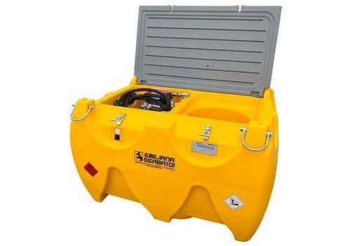 Emiliana Serbator Mobile Tankanlage für Diesel/AdBlue, 900+100 Liter, mit 24 V High-Flow-Pumpe, 306129