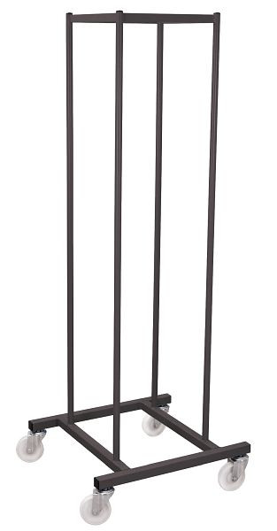 VARIOfit Möbelhundsammler, Ladefläche: 410 x 410 mm, RAL 7016 anthratzigrau, mh-942.500/AG
