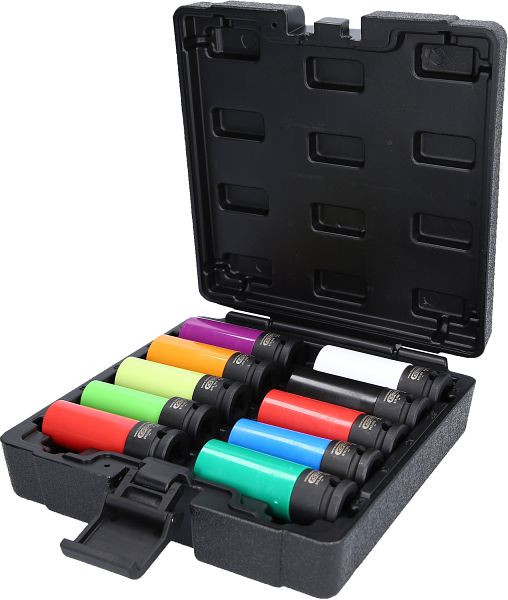 KS Tools 1/2" Spezial-Alu-Felgen Kraft-Stecknuss-Satz, 10-teilig, 515.0890