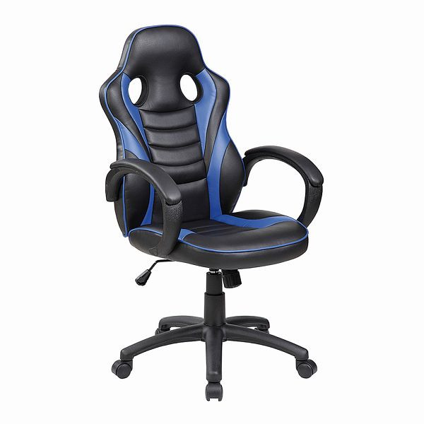 Rocada Gaming STUDENT blau, 65x106-116x65 Kunstlederpolster, 913-3