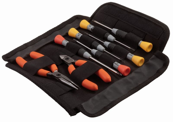 Bahco Set mit Zangen und Präzisionsschraubendrehern in einer Tasche, C3903/2-6