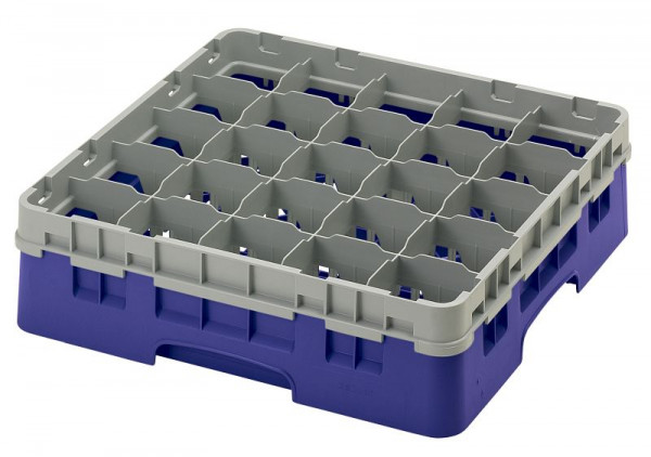 Cambro Spülkorb mit 25 Fächer Camrack® 11,4 cm Marineblau, 25S418186