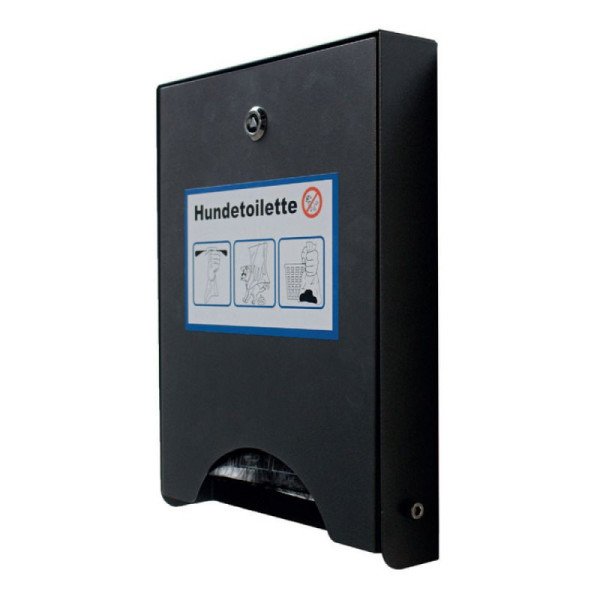 Stein HGS Tütenspender -State Trenton Flat- für Hundekotentsorgung, RAL 9016 verkehrsweiß, 33689