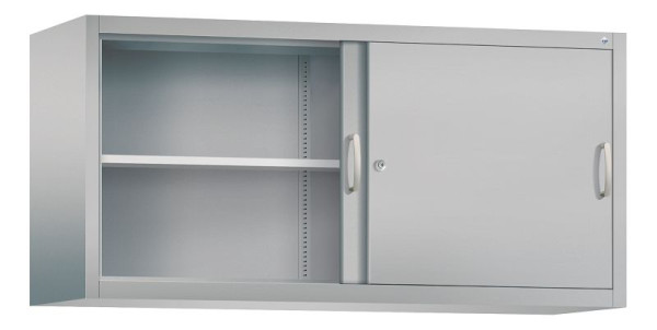 C+P Aufsatzschrank Acurado, H790xB1600xT500mm, Farbe: Weißaluminium, Bügelgriff, 2 OH, 2155-00 S10056