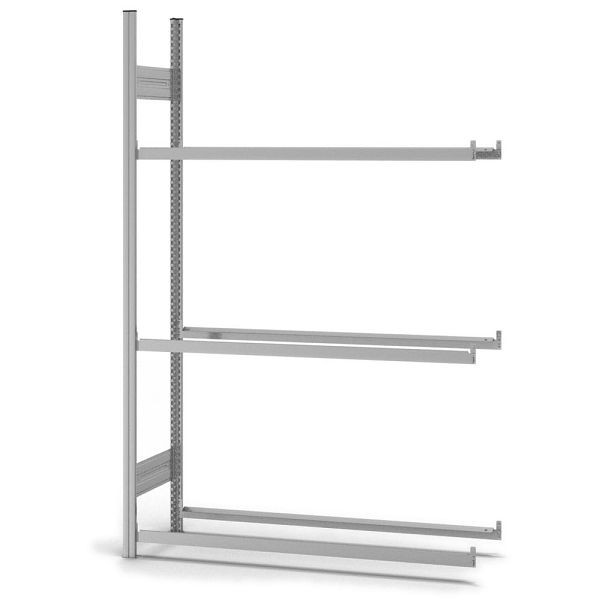 hofe Reifen-Anbauregal, 2000x400x1300 mm, 3 Fachebenen, verzinkt, 150 kg Fachlast, 450 kg Feldlast, einseitige Bedienung, HZA20413AR