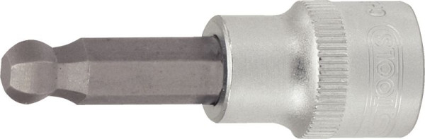 KS Tools 3/8" Bit-Stecknuss Innensechskant mit Kugelkopf, 4mm, 917.3861
