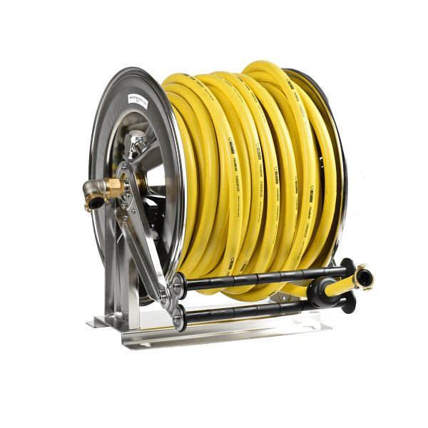 Ebinger Schlauchaufroller OSM 710, Max. 10bar/50°C, 40m - 3/4" PVC-Gewebeschlauch R, Gehäuse: Edelstahl, 1.714.131