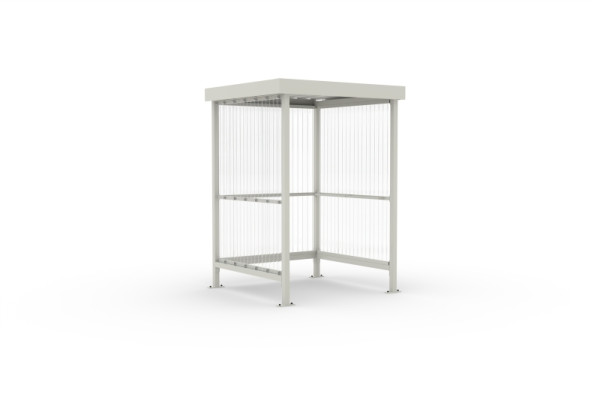 WSM Überdachung Jena K RAL 9002 als Bausatz, 102100440