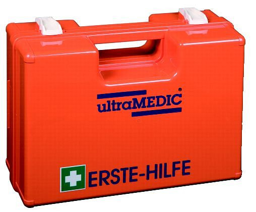ultraMEDIC ultraBOX "BASIC", mit Füllung DIN 13157, orange, SAN-0170-OR
