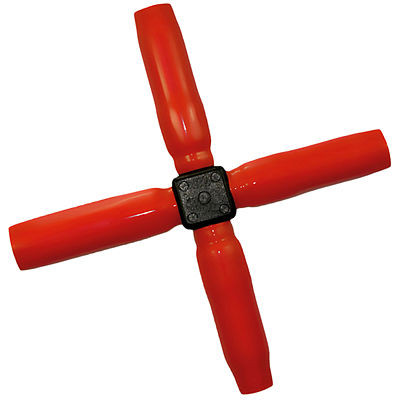 Preising isolierter Kreuzschlüssel, Größe 220 x 220 mm, 10x11x13x17mm, 7330E01