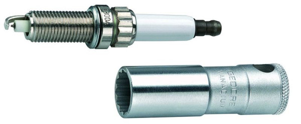 GEDORE Zündkerzeneinsatz 3/8'', UD-Profil, mit Haltefeder 14 mm, 1793586
