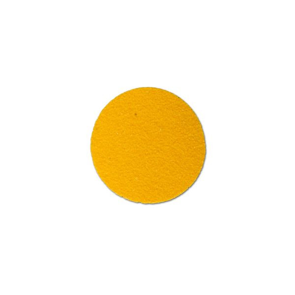 m2 Antirutschbelag Hinweismarkierung Verformbar gelb Kreis 90mm, VE: 50 Stück, M2GV50K901