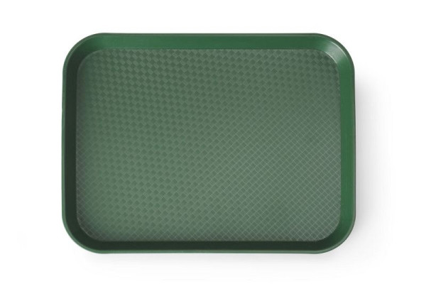 Hendi Serviertablett, LxBxH: 265x345x20 mm, Grün, Fast Food Tablett, 878736