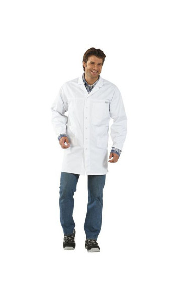 Planam MG 260 Berufsmantel, weiß, Größe 54, 0853054